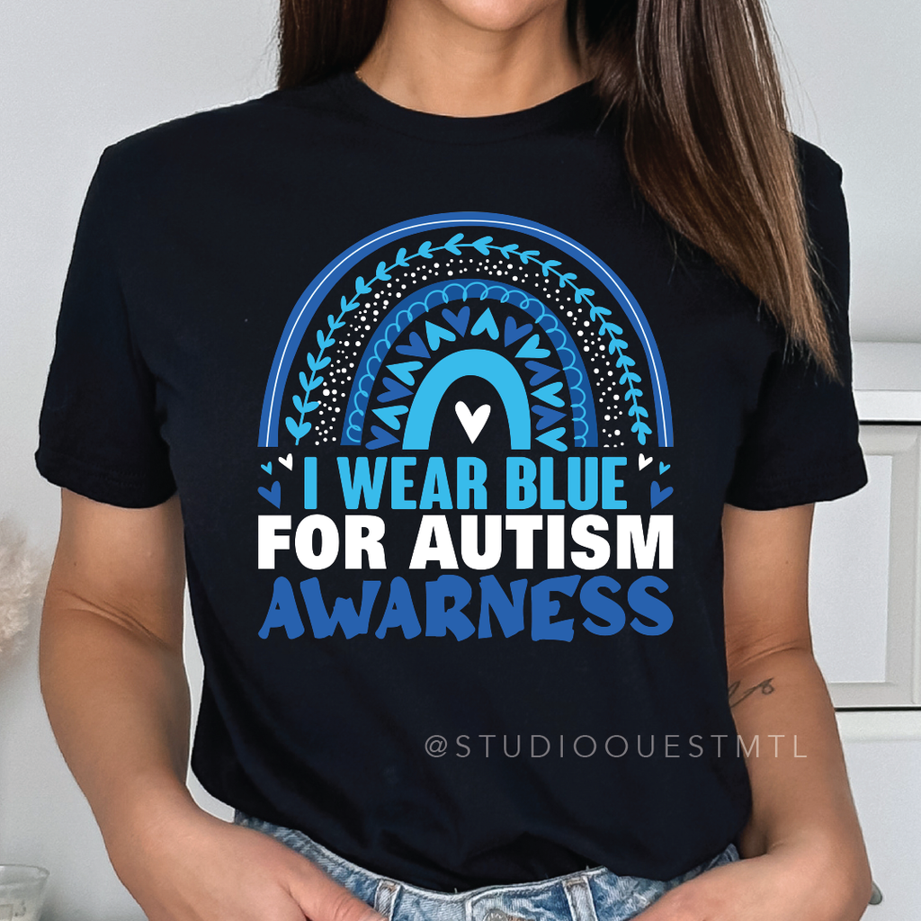 I wear blue for Autism