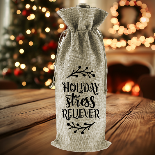 Holiday Stress Reliever | Wine Bag